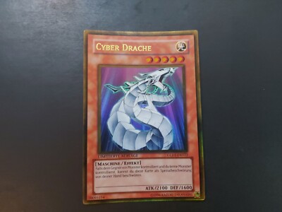 Yugioh - Cyber Dragon GLD1-EN022 Gold Rare - German DE022-image