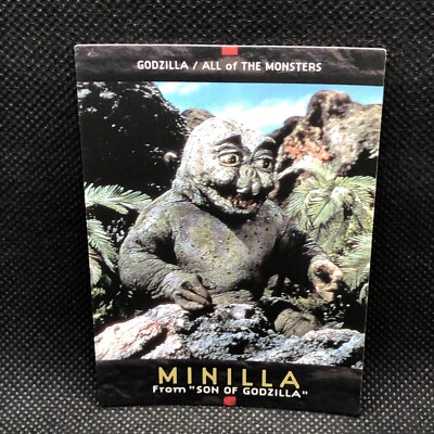 Minilla Godzilla Card TCG No.24 Toho Movie BANDAI 1996 1ST Japanese Japan-image