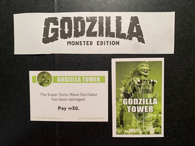 Monopoly Godzilla SUPER SONIC WAVE   Godzilla Tower Game Replacement Piece-image