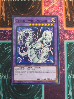 Yu-Gi-Oh! Cyber Twin Dragon LEDD-ENB26 1st Edition Common NM-image