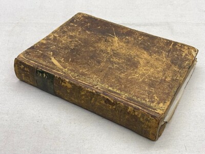1821 Le Jardin Fruiter Leather-Bound Book, Botanical Engravings, Noisette-image