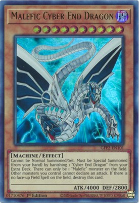 Malefic Cyber End Dragon - GFP2-EN101 - Ultra Rare - 1st Edition Near Mint Ghost-image