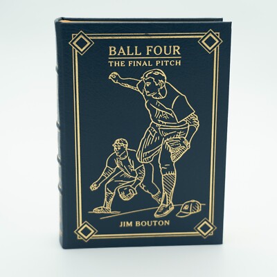Ball Four by Jim Bouton: Easton Press Leather Bound Collectors Edition SIGNED-image