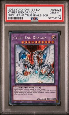 Yugioh Speed Duel SGX1 Cyber End Dragon PSA 10 Pop 10-image