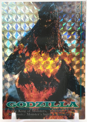 Godzilla Holo  #99 Godzilla trading collection Card Amada Movie 1995 TCG Japan-image