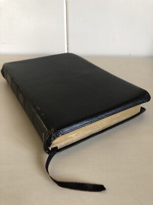 Oxford KJV Scofield Reference Bible Natural Morocco Leather Lined Good Condition-image