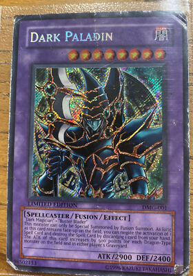 Yugioh Dark Paladin DMG-001 Secret Rare Limited Edition Heavily Played-image
