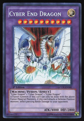 Cyber End Dragon - LCGX-EN181 - Secret Rare - 1st Edition Yugioh US Print-image
