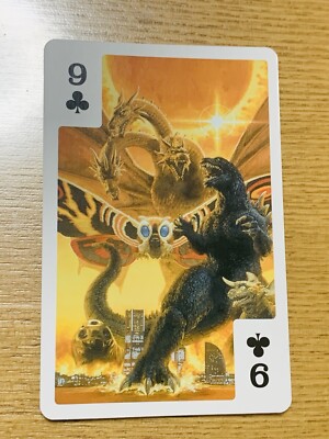 Godzilla King Ghidorah Mothra  Playing Cards Poker Card  TOHO  From Japan  C-67-image
