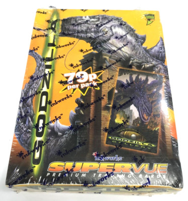 1997 Inkworks Godzilla Widevision Movie Trading Card Factory Sealed Box (36)-image