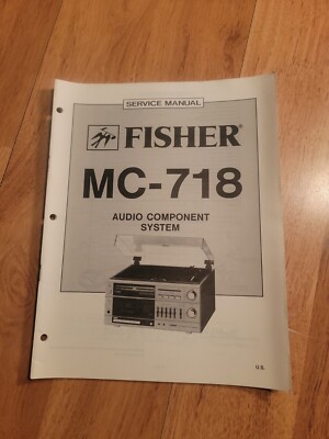 Fisher MC 718 Stereo System Service Manual -image