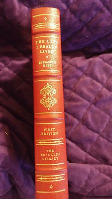 The Life I Really Lived by Jessamyn West 1979 Leather Ltd First Edition Franklin-image