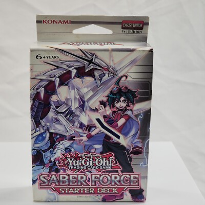 Yu-Gi-Oh! Saber Force Starter Deck 1st Edition English Edition New Sealed Konami-image