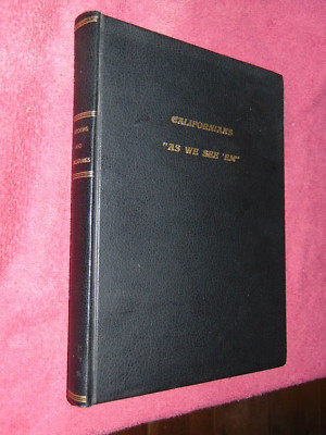 1906 LEATHER-ON-BOARD BOOK: 