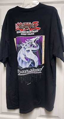 Rare! Vintage Yugioh GX Cyber Dragon Hobby League Champ Promo TCG T-Shirt XL-image