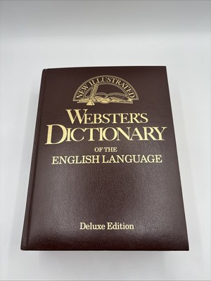 New Illustrated Websters Dictionary Of The English Language Deluxe Edition-image