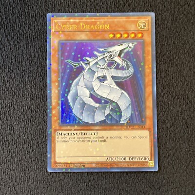 YUGIOH CARD CYBER DRAGON HAC1-EN014 1ST EDITION  DUAL TERMINAL-image
