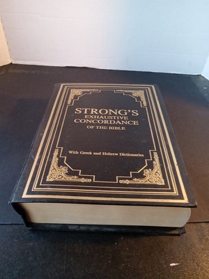 STRONG'S EXHAUSTIVE CONCORDANCE OF THE BIBLE GREEK HEBREW DICTIONARIES - LEATHER-image