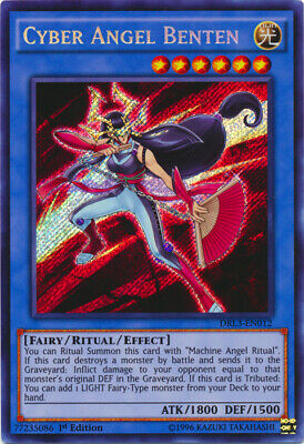 Near Mint x 1 Cyber Angel Benten - DRL3-EN012 - Secret Rare - 1st Edition DRL3 D-image