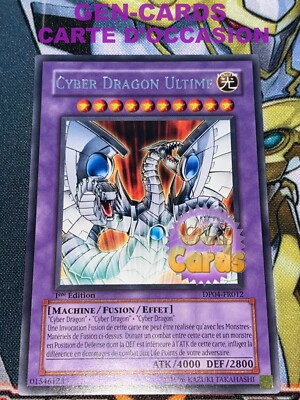 Used Yu Gi Oh CYBER DRAGON ULTIMATE CARD DP04-FR012 1st Edition-image