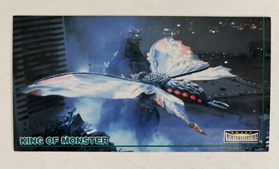 Godzilla King of Monster Widevision trading card (Amada, 1996) #66; NM-image