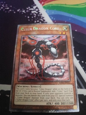 Yugioh Cyber Dragon Core RA04-EN013 Platinum Secret Rare NM Presale-image