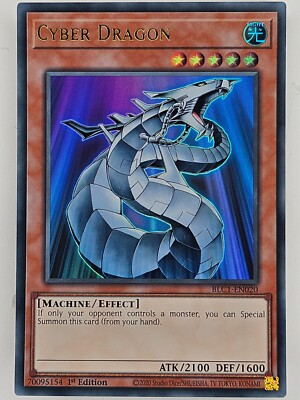 ㊙️ Yu Gi Oh - BLC1-EN021 Cyber Dragon - Gold Ultra Rare-image