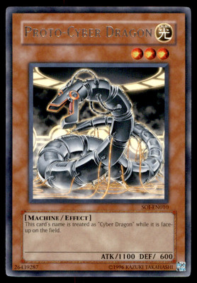 Yu-Gi-Oh! Proto-Cyber Dragon #SO1-EN010 Near Mint-image