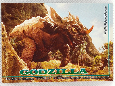 BARAGON GODZILLA CHARACTER INTRODUCTION Amada Trading Cards MADE IN JAPAN-image