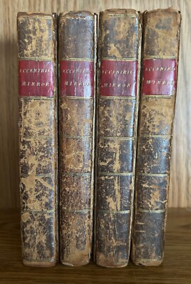The Eccentric Mirror Brief Biographies Vols1-4, 1807 England Leather-image