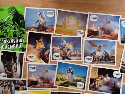 TOHO - Godzilla vs Gigan  20 German lobby cards 1972 - Sci-Fi - Gojira tai Gigan-image