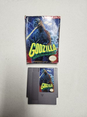 Godzilla Monster of Monsters (Nintendo Entertainment System 1989) CIB Read Descr-image