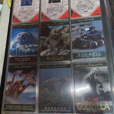 Godzilla Trading Card First Edition Set Collectible Used 24 Years Old-image