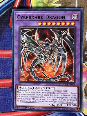 Yugioh Cyberdark Dragon SDCS-EN045 Single-image