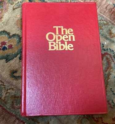 The Open Bible New American Standard Nelson Red Letter Edition 1979-image