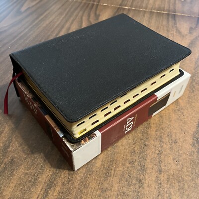 *D* KJV Holman Study Bible Indexed - $159.99 Retail - Goatskin Genuine Leather-image