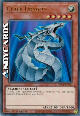 CYBER DRAGON • (Cyber Drago) • Ultra R • BLC1 EN020 • 1Ed • Yugioh! • ANDYCARDS-image