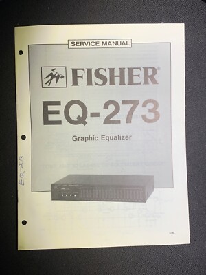 Fisher EQ-273 Service Manual Graphic Equalizer Original-image