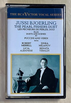 JUSSI BJOERLING The Pearl Fishers Duet, Stereo cassette tape Very Good Condition-image