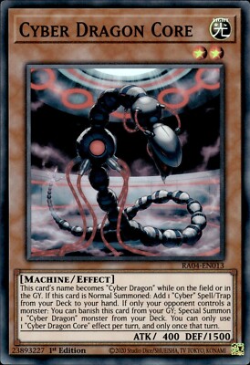 Cyber Dragon Core - Super Rare 1st Edition RA04-EN013 - NM - YuGiOh-image