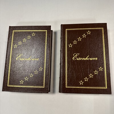 Eisenhower by Stephen E. Ambrose, Volumes I & II Easton Press-image