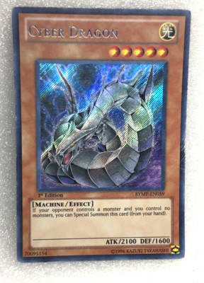 1st Edition YUGIOH Card CYBER DRAGON RYMP-EN059-image