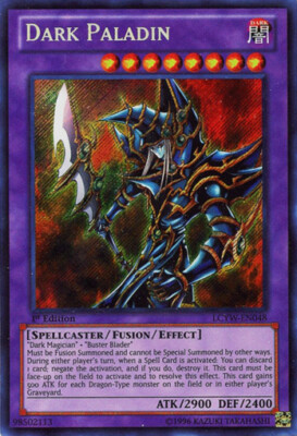 Yugioh! LP Dark Paladin - LCYW-EN048 - Secret Rare - 1st Edition Lightly Played,-image