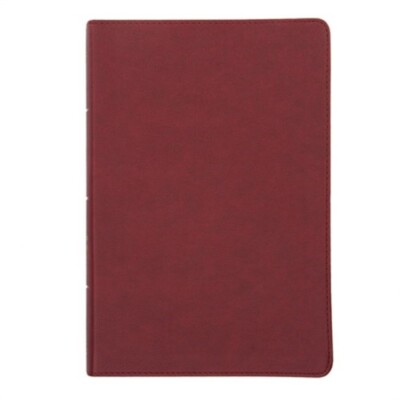 NASB Giant Print Reference Bible, Burgundy Leathertouch (Leather / Fine Binding)-image