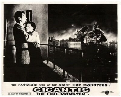 Gigantis The Fire Monster Original Lobby Card Miyoko Hoshino Godzilla 1959-image