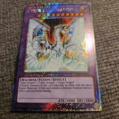 YuGiOh CYBER END DRAGON Platinum Secret Rare RA03-EN156-image