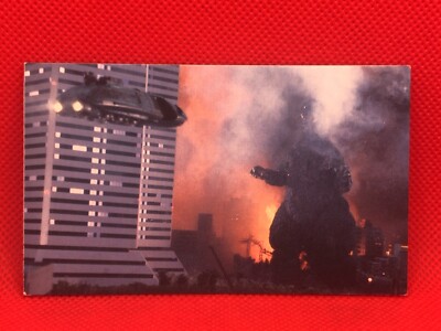 Biollante Super X2 Godzilla  card 4inch Barcode Battler vintage  No.68 very rare-image