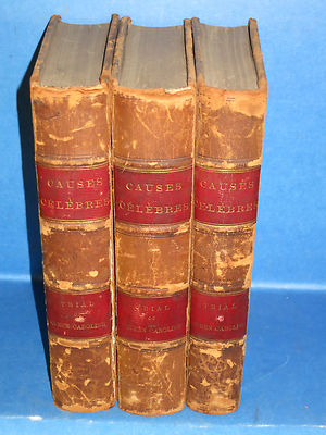 1874 ~ TRIAL OF QUEEN CAROLINE ~ 3 VOLUMES-image