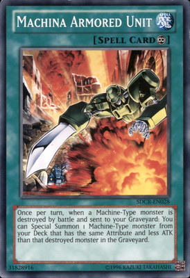 Machina Armored Unit SDCR-EN028 Yugioh-image