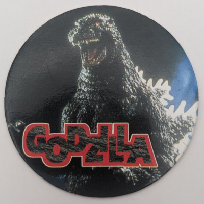 Godzilla 08 Godzilla New Cap Collection Menko Amada Card Toho 1995 Japanese-image